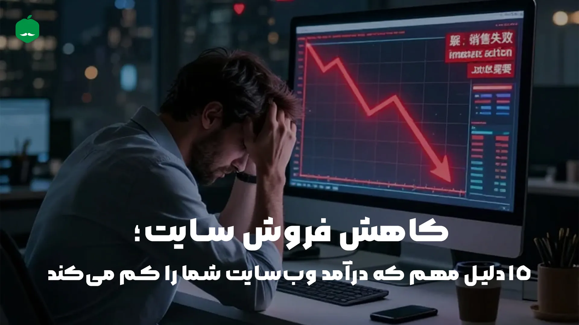 کاهش فروش سایت؛ ۱۵ دلیل مهم که درآمد وب‌سایت شما را کم می‌کند
